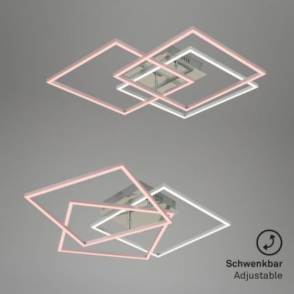 Brilo - Dimbare LED bevestigde hanglamp FRAME LED/40W/230V 2700-5000K Wi-Fi Tuya + afstandsbediening