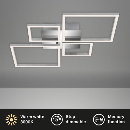 Brilo - Dimbare LED bevestigde hanglamp FRAME LED/44W/230V