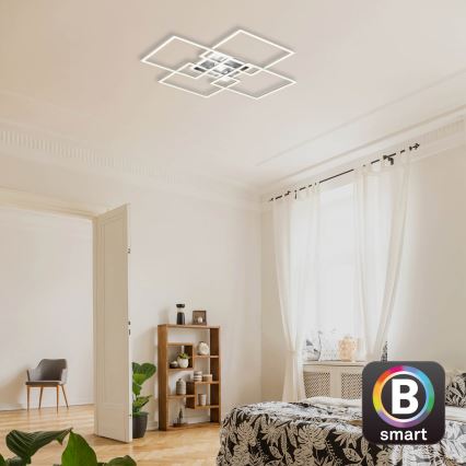 Brilo - Dimbare LED bevestigde hanglamp FRAME LED/50W/230V 2700-6500K Wi-Fi Tuya + afstandsbediening