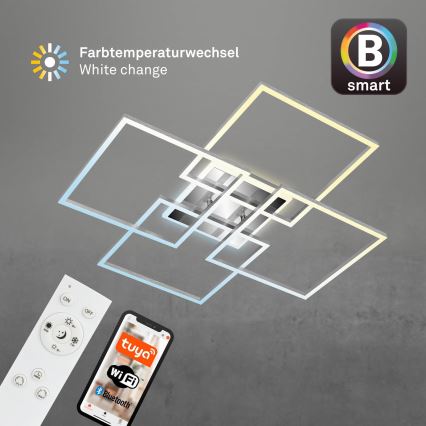 Brilo - Dimbare LED bevestigde hanglamp FRAME LED/50W/230V 2700-6500K Wi-Fi Tuya + afstandsbediening