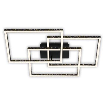 Brilo - Dimbare LED plafondlamp FRAME LED/57W/230V 3000K zwart