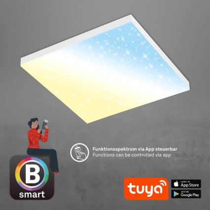 Brilo - Dimbare LED plafondlamp FRAMELESS LED/24W/230V 3000-6500K Wi-Fi Tuya + afstandsbediening