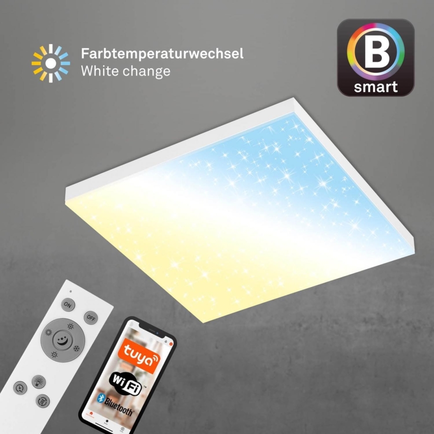 Brilo - Dimbare LED plafondlamp FRAMELESS LED/24W/230V 3000-6500K Wi-Fi Tuya + afstandsbediening