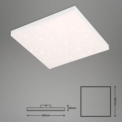 Brilo - Dimbare LED plafondlamp FRAMELESS LED/24W/230V 3000-6500K Wi-Fi Tuya + afstandsbediening
