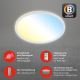 Brilo - Dimbare LED plafondlamp SLIM LED/22W/230V 2700-6500K Wi-Fi Tuya + afstandsbediening