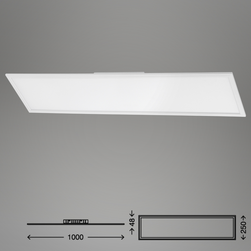 Brilo - Dimbare LED plafondlamp SLIM LED/24W/230V 3000-6500K 100x25 cm + afstandsbediening