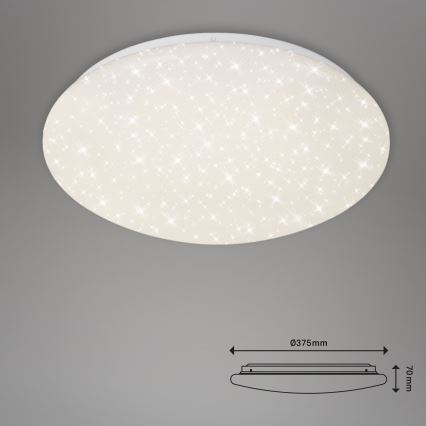 Brilo - Dimbare LED plafondlamp STARRY SKY LED/22W/230V 3000-6000K + afstandsbediening