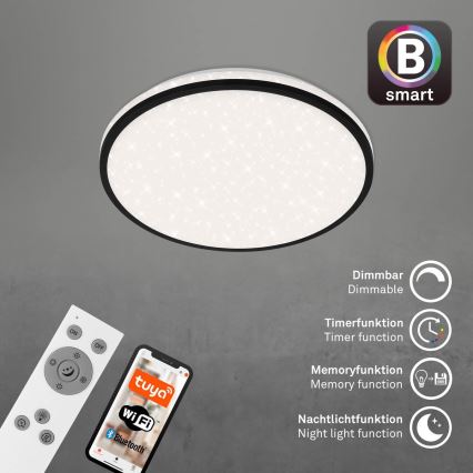 Brilo - Dimbare LED plafondlamp STARRY SKY LED/24W/230V 3000-6500K Wi-Fi Tuya + afstandsbediening