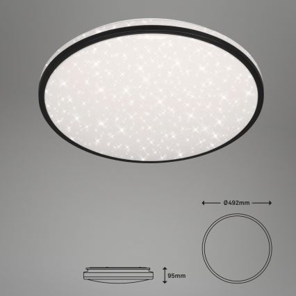 Brilo - Dimbare LED plafondlamp STARRY SKY LED/48W/230V 3000-6000K + afstandsbediening