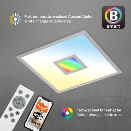 Brilo - Dimbare LED RGB plafondlamp CENTRO LED/24W/230V 2700-6500K Wi-Fi Tuya + afstandsbediening