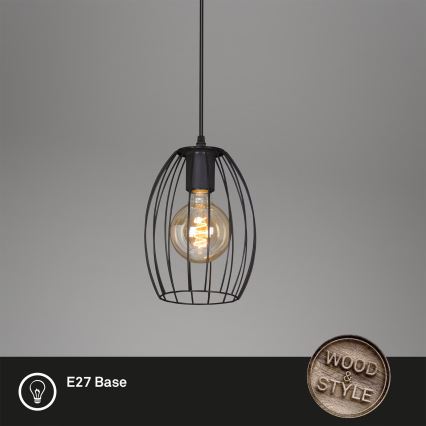 Brilo - Hanglamp aan kabel WAKTU 1xE27/60W/230V