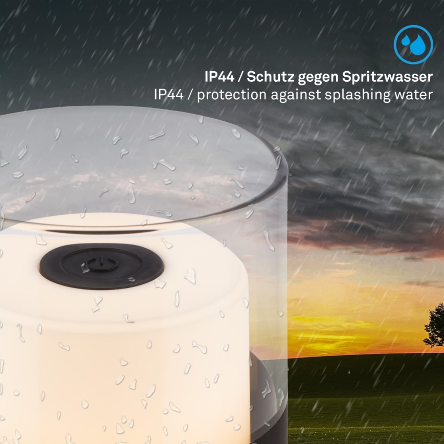 Brilo - Lampe de table d'extérieur rechargeable LED dimmable LILET LED/2W/5V IP44