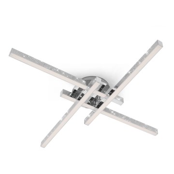 Brilo - LED Bevestigde Hanglamp REY 4xLED/5W/230V glanzend chroom