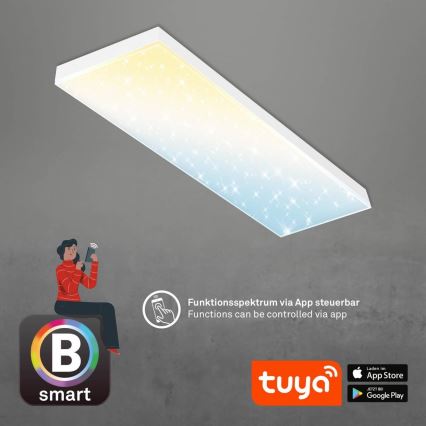 Brilo - LED Dimbaar bevestigd lichtpaneel FRAMELESS LED/28W/230V 3000-6500K Wi-Fi Tuya + afstandsbediening