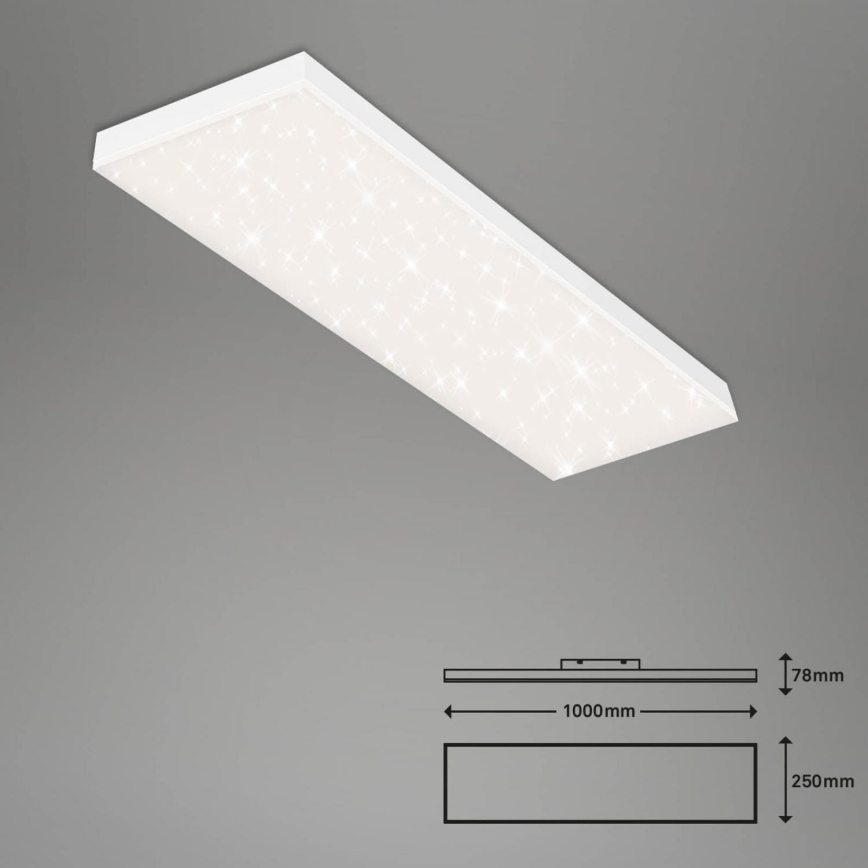 Brilo - LED Dimbaar bevestigd lichtpaneel FRAMELESS LED/28W/230V 3000-6500K Wi-Fi Tuya + afstandsbediening