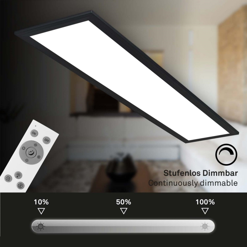 Brilo - LED Dimbaar bevestigd lichtpaneel LED/24,5W/230V 3000-6500K + afstandsbediening