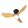 Brilo - LED dimbare plafondventilator LUFITO LED/15W/230V 3000/4000/6000K beige + afstandsbediening