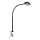 Brilo - LED Flexibel tafellamp met clip TRASNA LED/7,5W/230V zwart