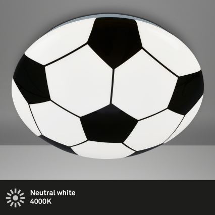 Brilo - LED Plafondlamp kinderkamer FOTBALL LED/12W/230V