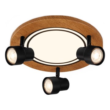 Brilo - LED Plafondlamp LED/12W/230V + 3xGU10/9W 3000K