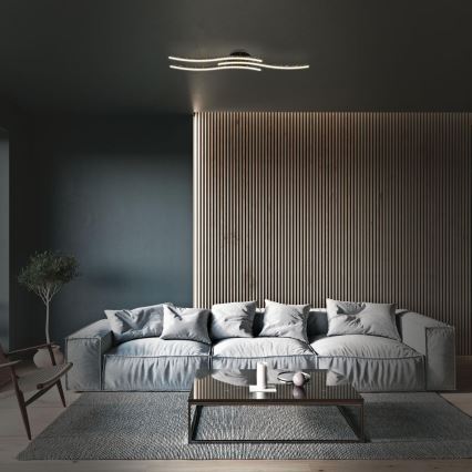Brilo - LED Plafondlamp LED/19W/230V 3000K zwart