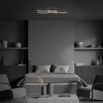 Brilo - LED Plafondlamp LED/19W/230V 3000K zwart