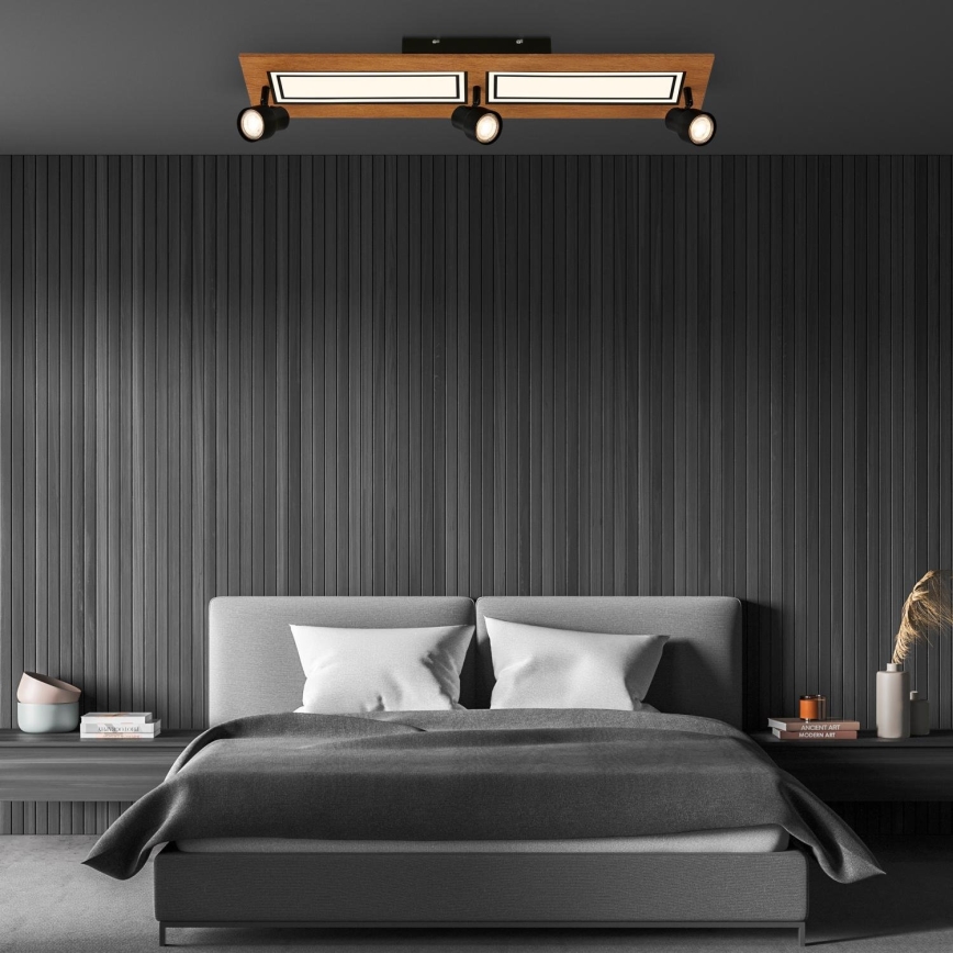Brilo - LED Plafondlamp LED/24W/230V + 3xGU10/9W 3000K