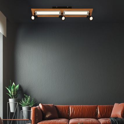 Brilo - LED Plafondlamp LED/24W/230V + 3xGU10/9W 3000K