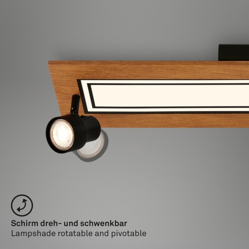 Brilo - LED Plafondlamp LED/24W/230V + 3xGU10/9W 3000K