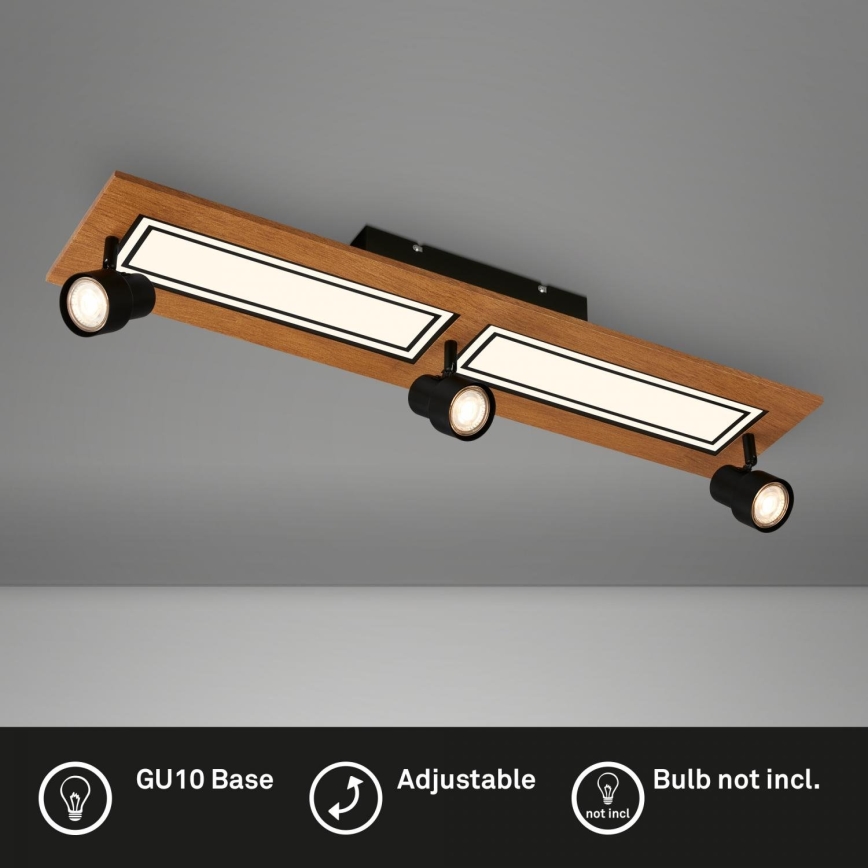 Brilo - LED Plafondlamp LED/24W/230V + 3xGU10/9W 3000K