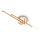 Brilo - LED-plafondlamp TINKA LED/21W/230V 3000K koperkleurig