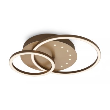 Brilo - LED plafonnier dimmable LED/26W/230V 3000K brun