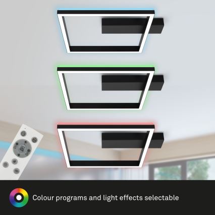Brilo - LED RGBW Dimbare Opbouwlamp FRAME LED/18W/230V 2700-6500K + afstandsbediening