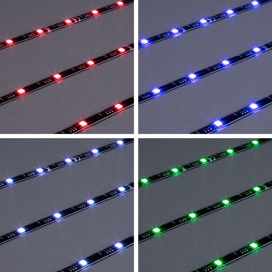 Brilo - LED RGBW dimbare strip diameter TV 3m LED/2,5W/USB + afstandsbediening