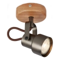 Brilo - LED spot TAHUN 1xGU10/5W/230V 3000K bruin