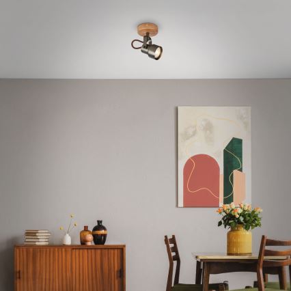 Brilo - LED spot TAHUN 1xGU10/5W/230V 3000K bruin