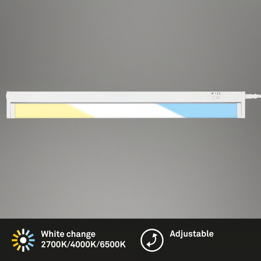 Brilo - luminaire sous-meuble LED/6W/230V 2700/4000/6500K 54,5 cm blanc