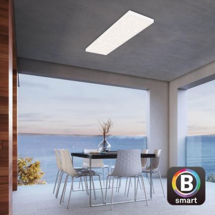 Brilo - Panneau en saillie à intensité variable FRAMELESS LED/28W/230V 3000-6500K Wi-Fi Tuya + télécommande