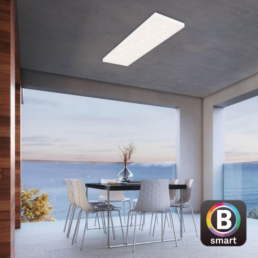 Brilo - Panneau en saillie à intensité variable FRAMELESS LED/28W/230V 3000-6500K Wi-Fi Tuya + télécommande