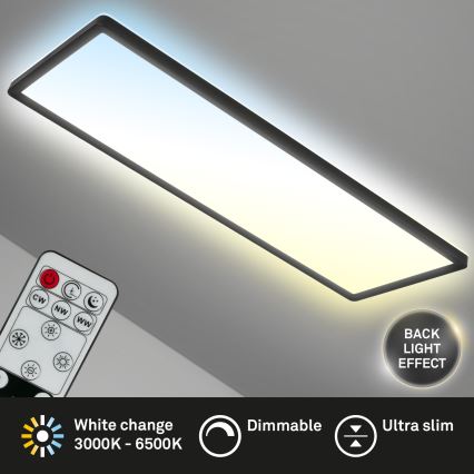 Brilo - Plafonnier à intensité variable LED SLIM LED/23W/230V 2700-6500K + télécommande