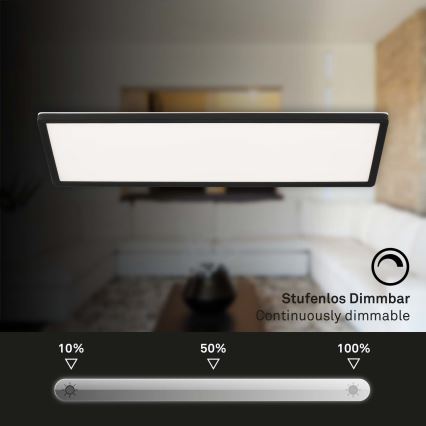 Brilo - Plafonnier à intensité variable LED SLIM LED/23W/230V 2700-6500K + télécommande