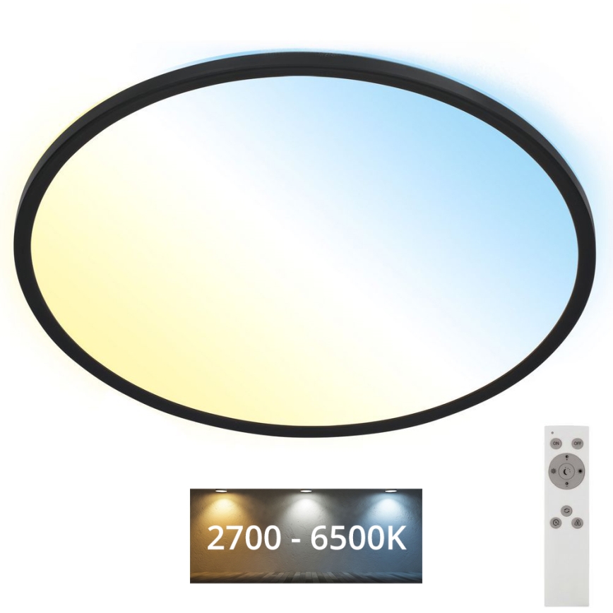 Brilo - Plafonnier à intensité variable LED SLIM LED/31W/230V 2700-6500K + télécommande