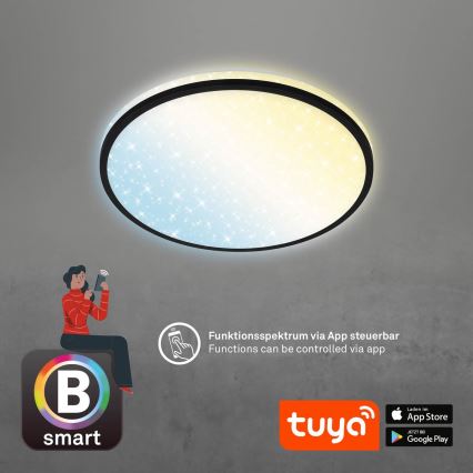 Brilo - Plafonnier à intensité variable LED STARRY SKY LED/24W/230V 3000-6500K Wi-Fi Tuya + télécommande