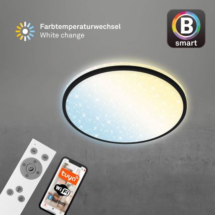 Brilo - Plafonnier à intensité variable LED STARRY SKY LED/24W/230V 3000-6500K Wi-Fi Tuya + télécommande