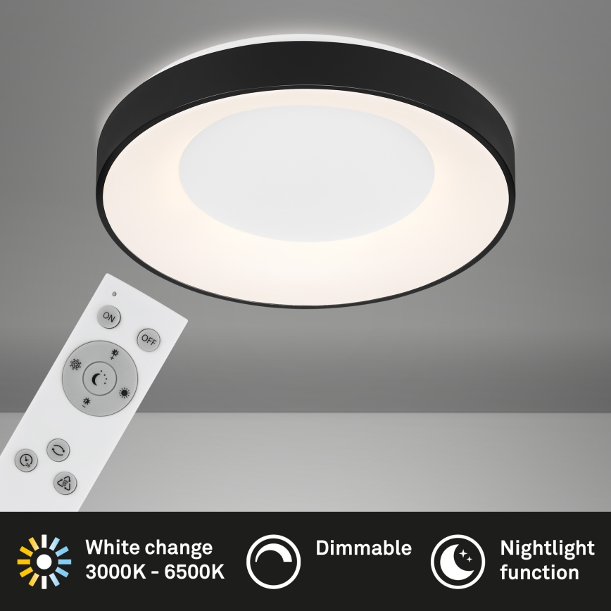 Brilo - Plafonnier à intensité variable RONDO LED/36W/230V 3000-6500K + Télécommande