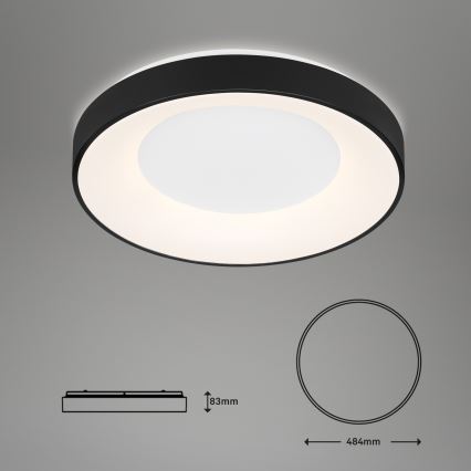 Brilo - Plafonnier à intensité variable RONDO LED/36W/230V 3000-6500K + Télécommande