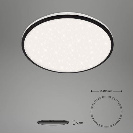 Brilo - Plafonnier à intensité variable STARRY SKY LED/42W/230V 3000-6500K Wi-Fi Tuya + télécommande