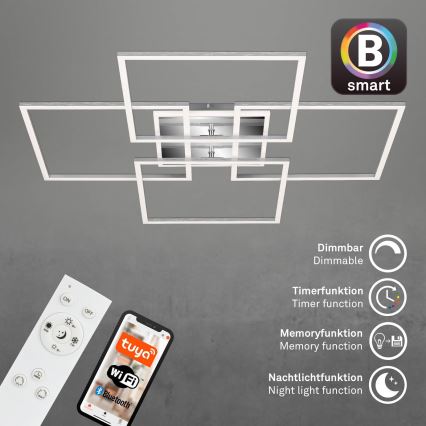 Brilo - Plafonnier LED à intensité variable FRAME LED/50W/230V 2700-6500K Wi-Fi Tuya + télécommande