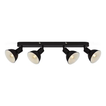 Brilo - Spot RETRO 4xE14/25W/230V noir