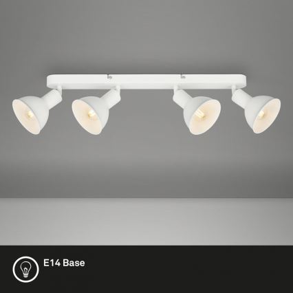 Brilo - Spot RETRO 4xE14/25W/230V wit